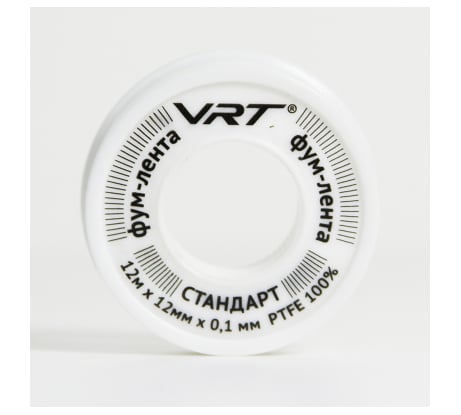 ФУМ лента для воды VRT 12 мм х 0,1 мм х 12 м 530753