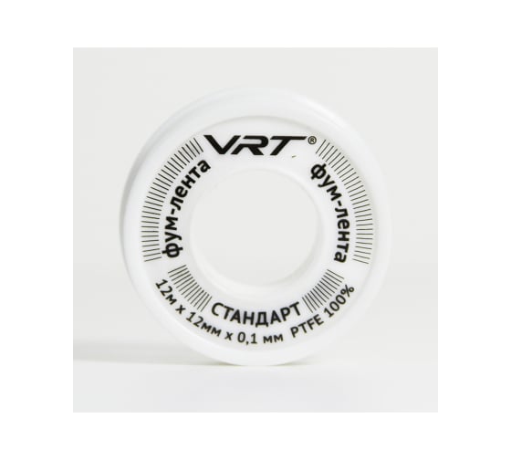 ФУМ лента для воды VRT 12 мм х 0,1 мм х 12 м 530753