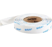 Пароизоляционная лента для проклейки монтажного проема при установке деревянных окон Siga Corvum 30/30 мм, 25 м, внутри помещения (без перфорации) 5200-303025