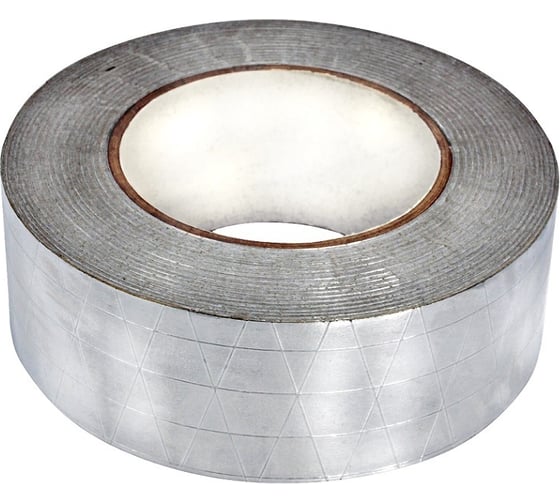 Скотч алюминиевый STALMAX армированный LAL-R 100 мм (40м) монтажный (арт. 10633) (уп. 12 шт) 10633-023 1