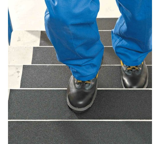 Противоскользящая лента Mehlhose GmbH цвет черный, 100 мм х 18,3 м MASR100183