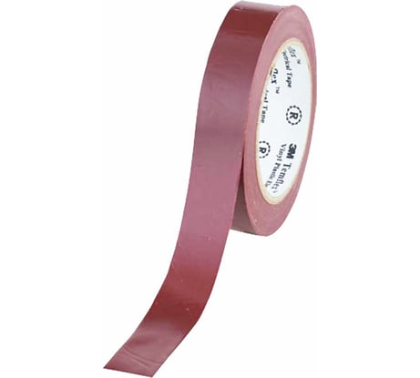 ПВХ Изолента 3М Temflex 1300, коричневая, рулон 19 мм x 20 м 7100080348
