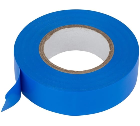 Изоляционная лента Hundle ширина 19мм, длина 20м, синий, Коробка (250 шт) PVCT105M19-20-0.11-BLU 1