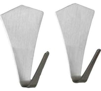 Набор металлических крючков на липучке Доляна Кристалл 2 шт. 911897