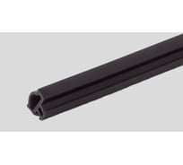 Уплотнитель притвора для алюминиевого окна KOMFORT москитные системы Алютех FRK07 чёрный 250 м УАЧ01542