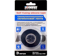 Лента самовулканизирующаяся силиконовая (черная) ABRO SST-003-BLK-RW