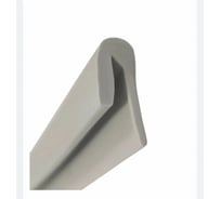 Уплотнитель Гарпун для натяжных потолков ПВХ Премиум, серый, на бухте 150 м Mebax 00-00003617