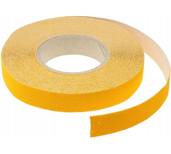 Самоклеящаяся противоскользящая резиновая лента ЗАО МОНА 50мм x 6м, желтая 4010506 1