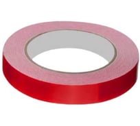Лента двусторонняя Аврора для зеркал 19ммх25 м (красный) К 1120036