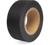 Изолента автомобильная для проводки Vell термостойкая, 25 мм х 15 м, черная, ПЭТ-ткань 1398264