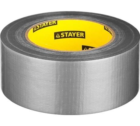 Клейкая лента армированная серебристая (48 мм; 45 м) укрепленная тканью Stayer 12080-50-50