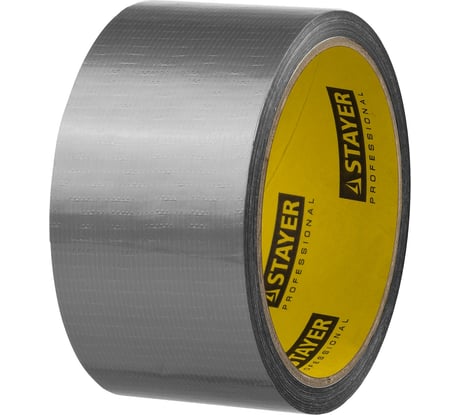 Лента клеящая серебристая (50 мм; 10 м) укрепленная тканью Stayer 12080-50-10
