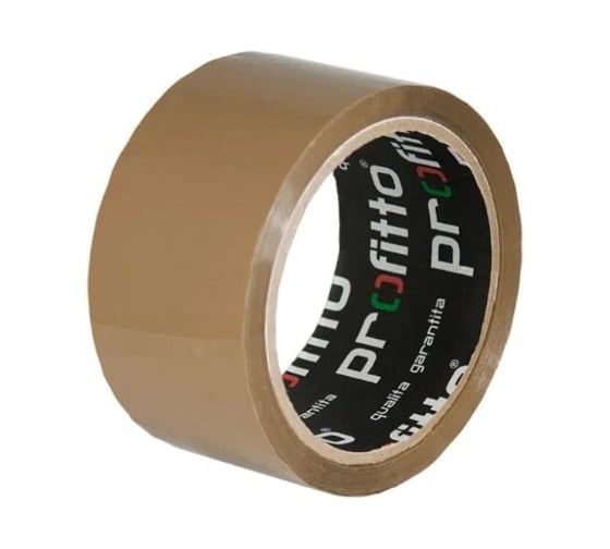 Клейкая лента Profitto упаковочная 48 мм х 55 м, 38 мкм PROFITTO (темная) (инд.упаковка) (36 рул / кор) 55757 1
