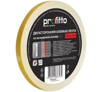 Клейкая лента Profitto двухсторонняя 12мм х 10м, белый (пена) 6шт/уп 85277