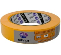 Малярная лента для деликатных поверхностей Alvar 25мм, 50м, желтая AL-OT2550Y