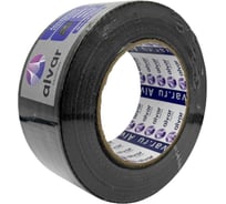 Армированная клейкая лента Alvar 48мм, 50м, 150 микро, черная AL-DT4850B