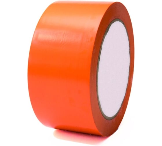 Малярная лента Alvar ПВХ уф-и атмосферостойкая 50мм, 33м, оранжевая AL-PVT5033OR 1