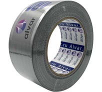 Армированная клейкая лента Alvar 50мм, 50м, 150 микро, серебристая AL-DT4850