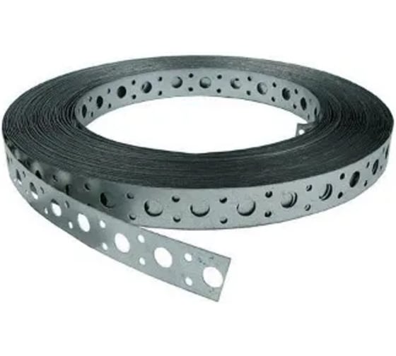 Монтажная перфорированная прямая лента ЦКИ Глобал 12х0.7 СТ. Ц уп. 50 м 64719 1