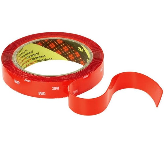 Лента прозрачная двусторонняя 3М 4910F (25MMX1000MM) 4910F 25MMX1M 1