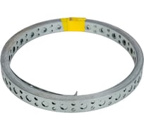 Лента монтажная Стройметиз 0,55x12 прямая 20 м цинк этикетка 45200391