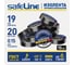 Изолента ПВХ 19мм х 20м черная, набор 10 шт. Safeline 26382 2
