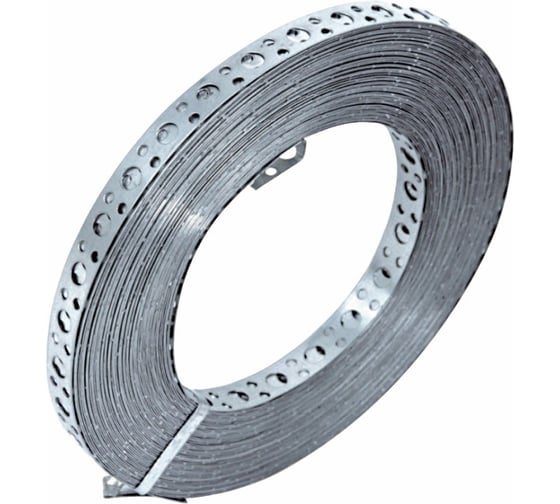 Перфорированная лента ARNO INDUSTRIES 17х0 150м. прямая для крепления и монтажа, 5 мм оцинкованная 6х25 м AJМ00017053ПХ99