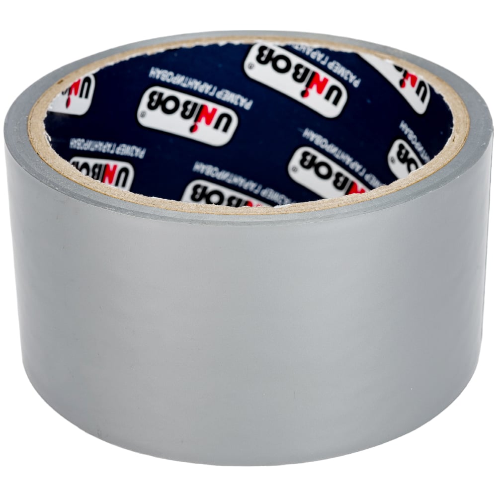 Клейкая лента UNIBOB ПВХ, для труб, 48 мм х 10 м, серая 211775 ...