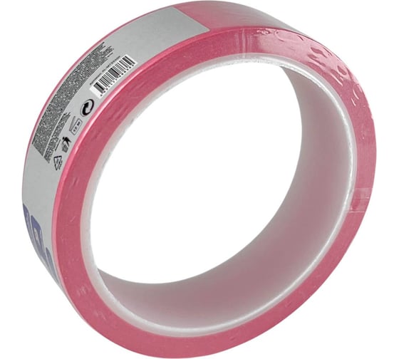 Малярная лента для деликатных поверхностей Alvar 25мм, 25м, розовая (комплект из 10 штук) AL-MT2525P_10