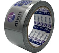 Армированная клейкая лента Alvar 50мм, 20м, 150 микро, серебристая (комплект из 5 штук) AL-DT4820_5