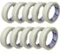 Малярная клейкая лента Alvar 25мм, 25м, белая (комплект из 10 штук) AL-MT2525_10 2