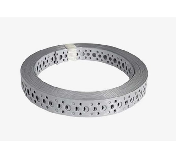 Перфорированная монтажная лента ARNO INDUSTRIES 12х0,5мм 5м. прямая для крепления и фиксации оцинкованная сталь AJМ00012050П099