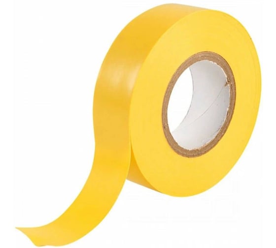 Изолента DINWARD NOVA-PRO/ желтая (19мм*9,1м) ПВХ (крат_уп_10шт) 746014v