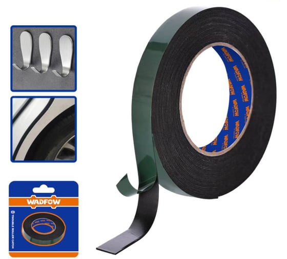 Клейкая лента двухсторонняя WADFOW 1мх25мм 240 WPN8K25