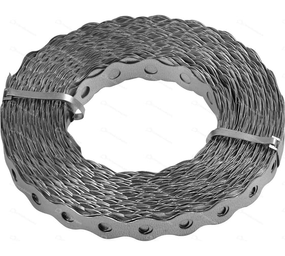 Перфолента для вентиляции Крепстор 17х0,55 (25м) волна, 1 шт. 4665317044589