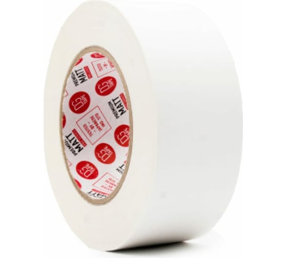 Клейкая лента DGTAPE MATT STRONG - Гаффа тейп 50мм/50м - Белый STRMATT50050/50/W 1