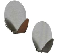 Набор металлических крючков на липучке Доляна Круг 2 шт. 569590