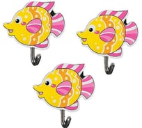 Набор крючков на липучке Доляна Подводный мир, цвет МИКС, 3 шт. 3929516