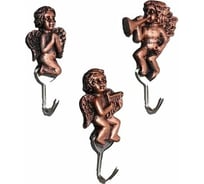 Набор крючков на липучке Доляна Бронза МИКС 3 шт. 3714252