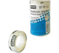 Канцелярская клейкая лента Attache Selection 15х10, кристальная, 4 шт. в упаковке 839606