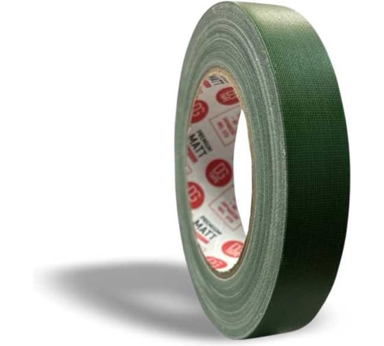 Клейкая лента DGTAPE MATT - гаффа тейп 25мм/25м - зеленый MATT50025/25/GR