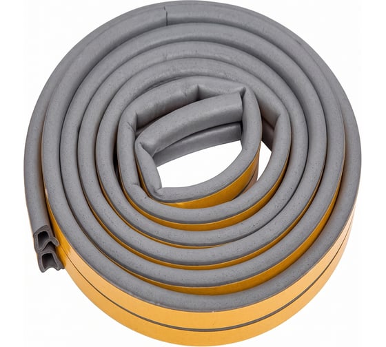 Уплотнитель EPDM ТДВ D 12×10 мм, 90 м, ROLL, серый 3703081МП