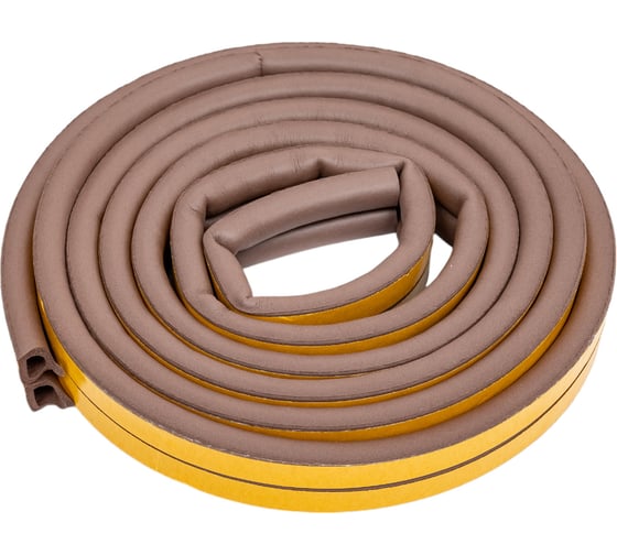 Уплотнитель Dolle EPDM E 9х4 мм коричневый 90м 3703079