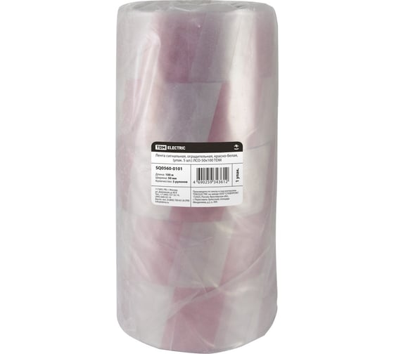 Оградительная лента TDM ELECTRIC ЛСО-50x100 упак. 5 шт. SQ0560-0101