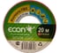 Изолента Econ 15 мм х 20 м, 0,15 мм, красный 15201503 1