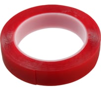 Прозрачная, двусторонняя, акриловая клейкая лента TORSO 22 мм х 5 м 5180097