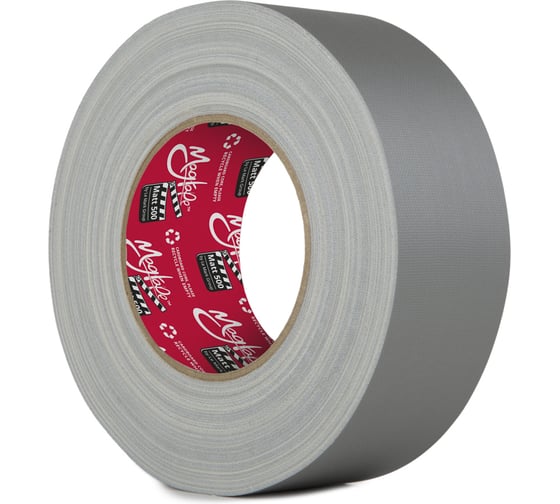 Клейкая лента Matt 500 - Гаффа тейп Magtape 50 мм х 50 м серая CT50050S