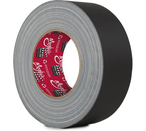 Клейкая лента Matt 500 - Гаффа тейп Magtape 50 мм х 50 м черная CT50050BK