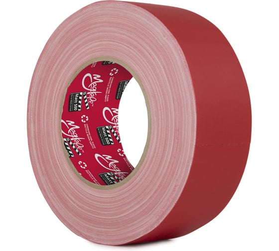 Клейкая лента Matt 500 - Гаффа тейп Magtape 50 мм х 50 м красная CT50050R