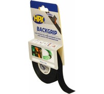Лента-липучка для бандажа кабелей HPX BG1605 BACKGRIP 16 мм х 1,25 мм х 5 м, черная 5407004561615